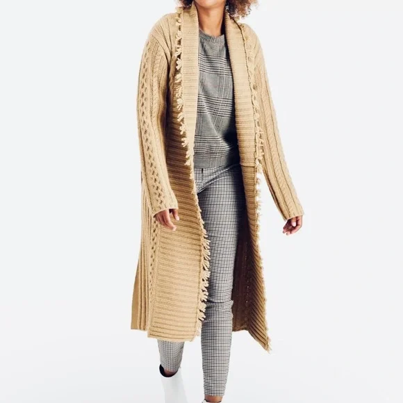 INC International Concepts Sweaters Inc Ribbed Cable Knit